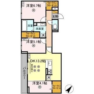 3LDK 間取り図