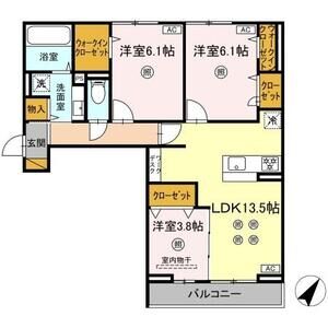 3LDK 間取り図