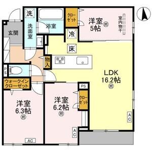 3LDK 間取り図