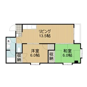 3DK 間取り図