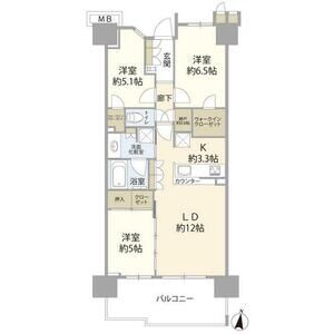 3LDK 間取り図