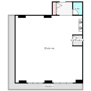ワンルーム 間取り図