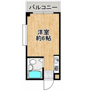 ワンルーム 間取り図