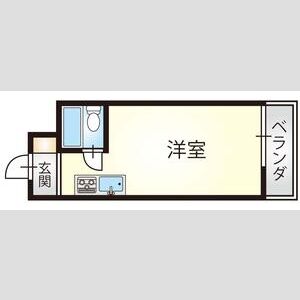 ワンルーム 間取り図