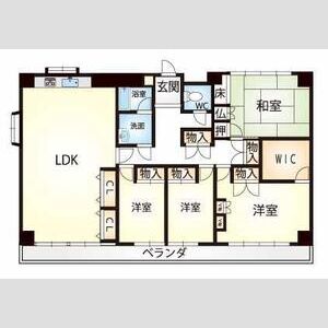 4LDK 間取り図