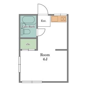 ワンルーム 間取り図