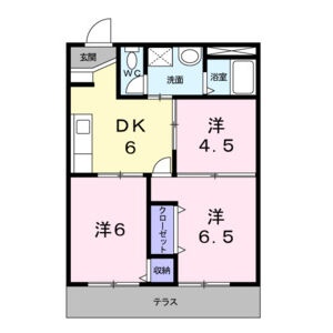 3DK 間取り図