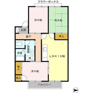 3LDK 間取り図