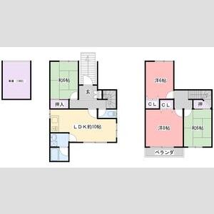 4LDK 間取り図