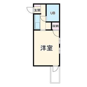 ワンルーム 間取り図