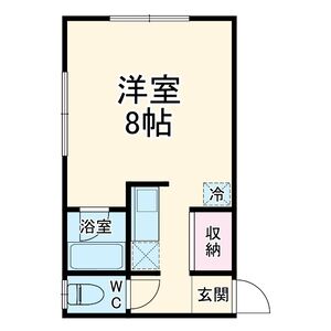 ワンルーム 間取り図