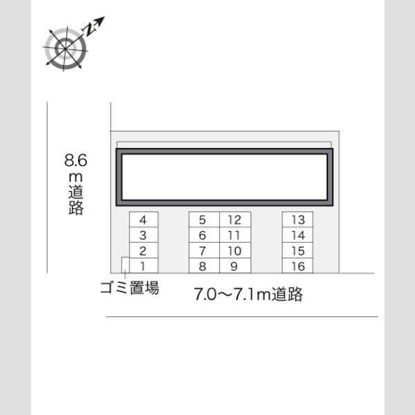 レオパレストウダイ 室内写真1