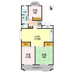 3LDK 間取り図