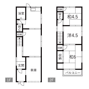 3LDK 間取り図