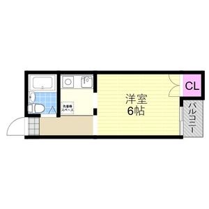 ワンルーム 間取り図