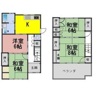 4K 間取り図