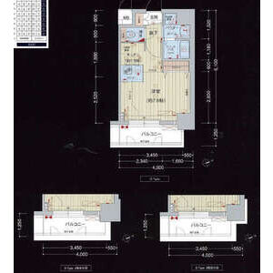 ワンルーム 間取り図