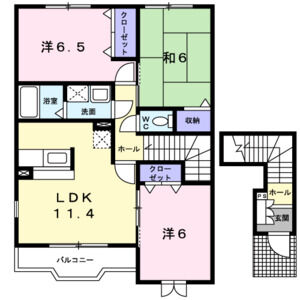 3LDK 間取り図