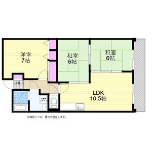3LDK 間取り図