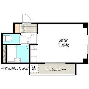 ワンルーム 間取り図
