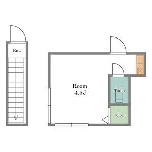 ワンルーム 間取り図