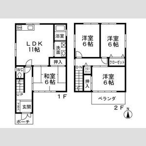 4LDK 間取り図