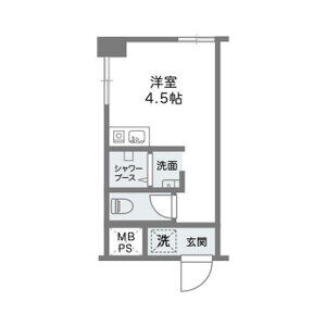 ワンルーム 間取り図