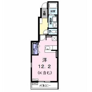 ワンルーム 間取り図