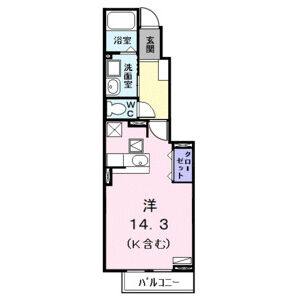ワンルーム 間取り図