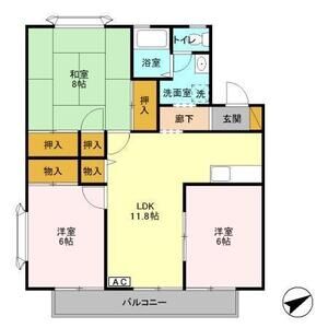3LDK 間取り図