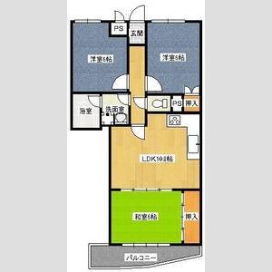 3LDK 間取り図
