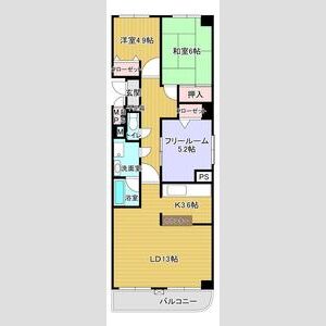 3LDK 間取り図
