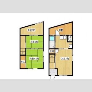 3DK 間取り図