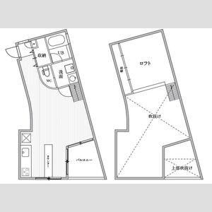 ワンルーム 間取り図