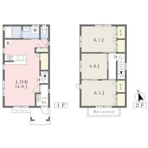 3LDK 間取り図
