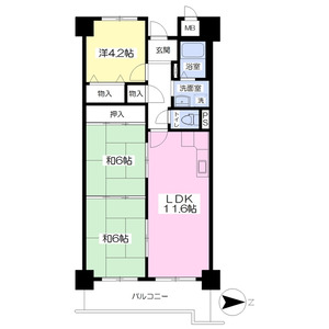 3LDK 間取り図