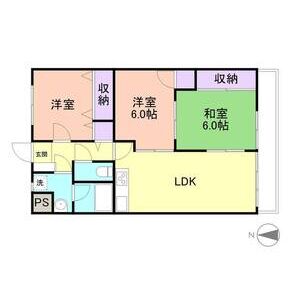 3LDK 間取り図