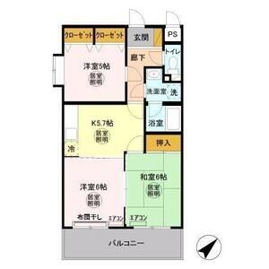 3K 間取り図