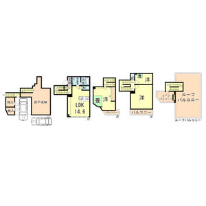 3LDK 間取り図