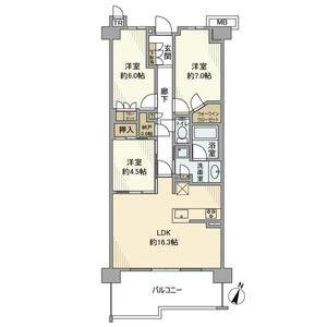 3LDK 間取り図