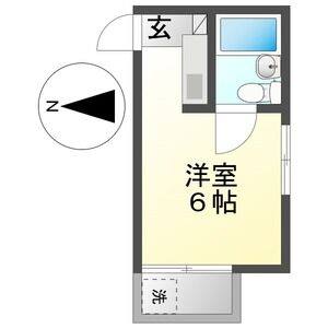 ワンルーム 間取り図