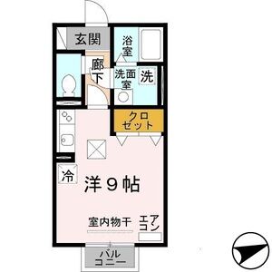 ワンルーム 間取り図