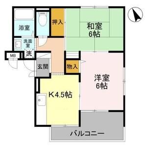 2K 間取り図