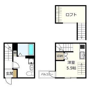 ワンルーム 間取り図