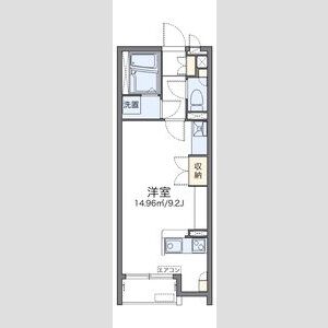 ワンルーム 間取り図