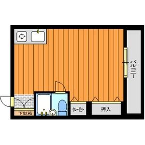 ワンルーム 間取り図