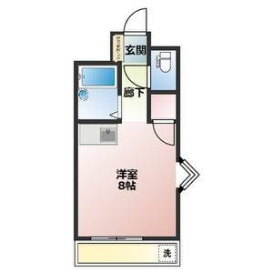 ワンルーム 間取り図