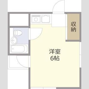 ワンルーム 間取り図