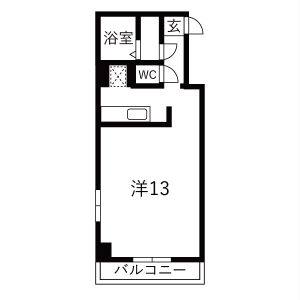 ワンルーム 間取り図