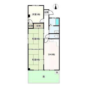 3DK 間取り図
